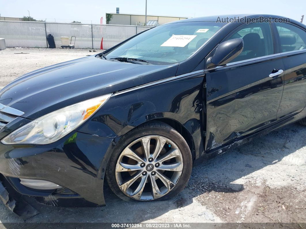 2012 Hyundai Sonata 2.4l Se Black vin: 5NPEC4AC9CH445180