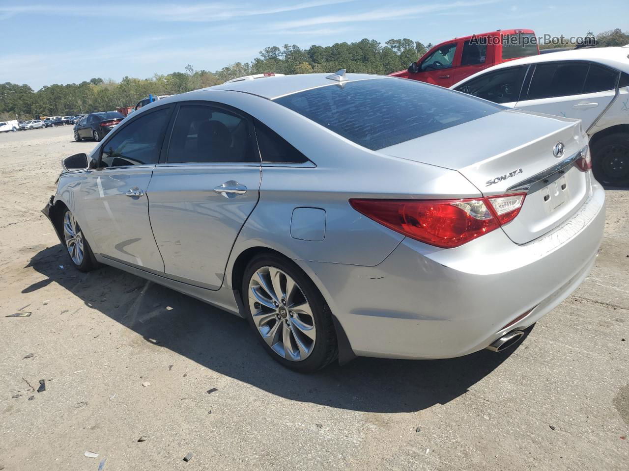 2013 Hyundai Sonata Se Silver vin: 5NPEC4AC9DH703439