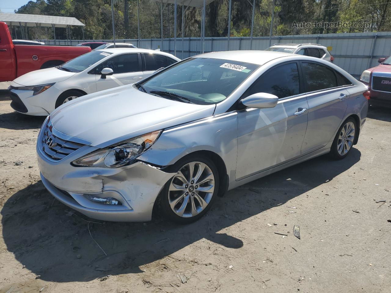 2013 Hyundai Sonata Se Silver vin: 5NPEC4AC9DH703439