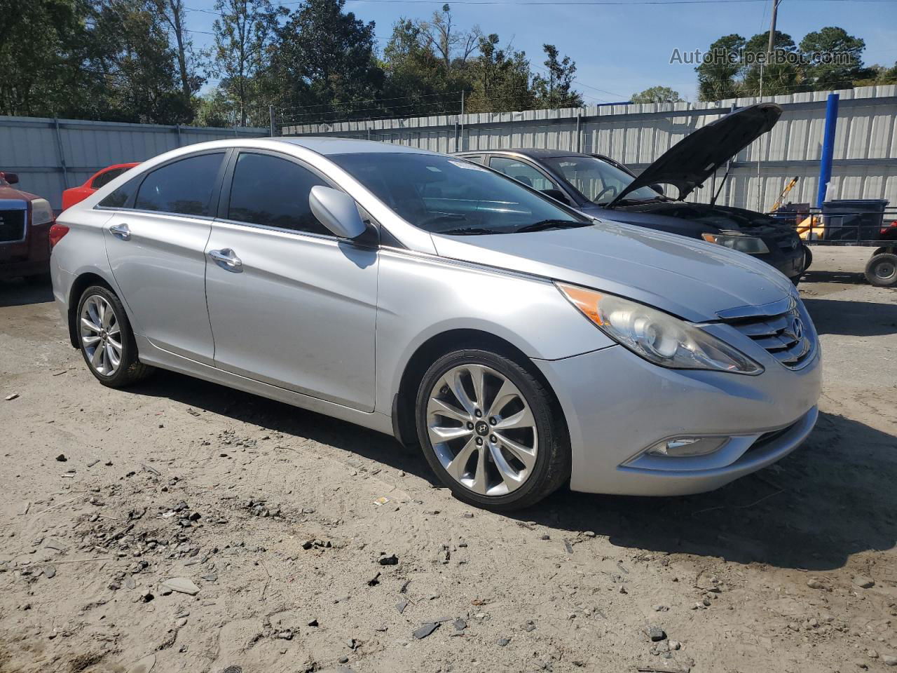 2013 Hyundai Sonata Se Silver vin: 5NPEC4AC9DH703439