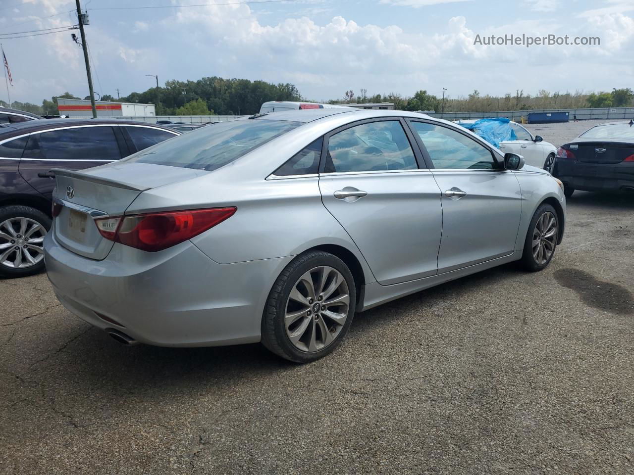 2013 Hyundai Sonata Se Silver vin: 5NPEC4AC9DH724551