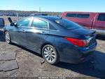 2014 Hyundai Sonata Limited Dark Blue vin: 5NPEC4AC9EH874323