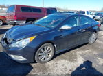 2014 Hyundai Sonata Limited Dark Blue vin: 5NPEC4AC9EH874323