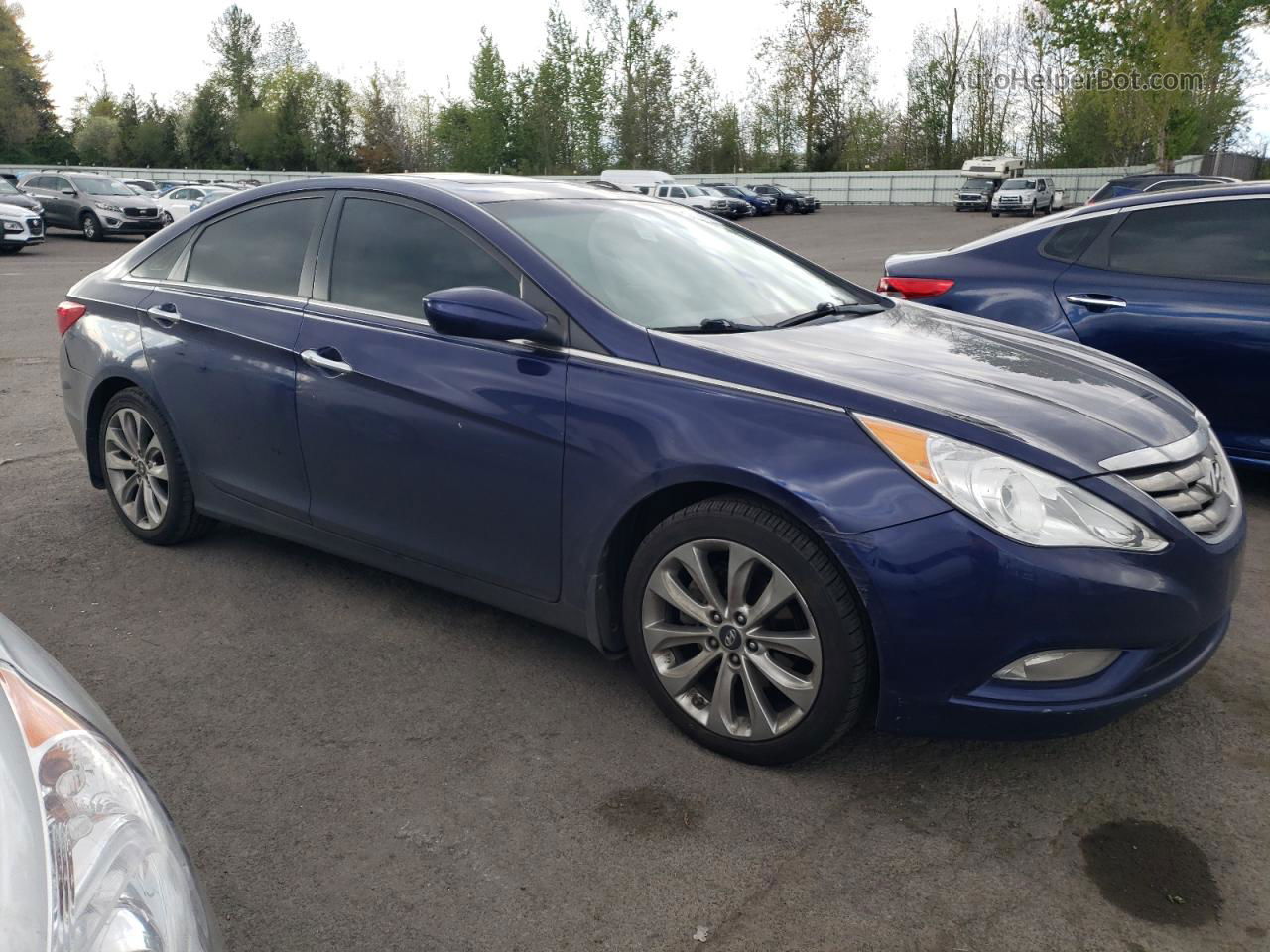 2012 Hyundai Sonata Se Синий vin: 5NPEC4ACXCH380890