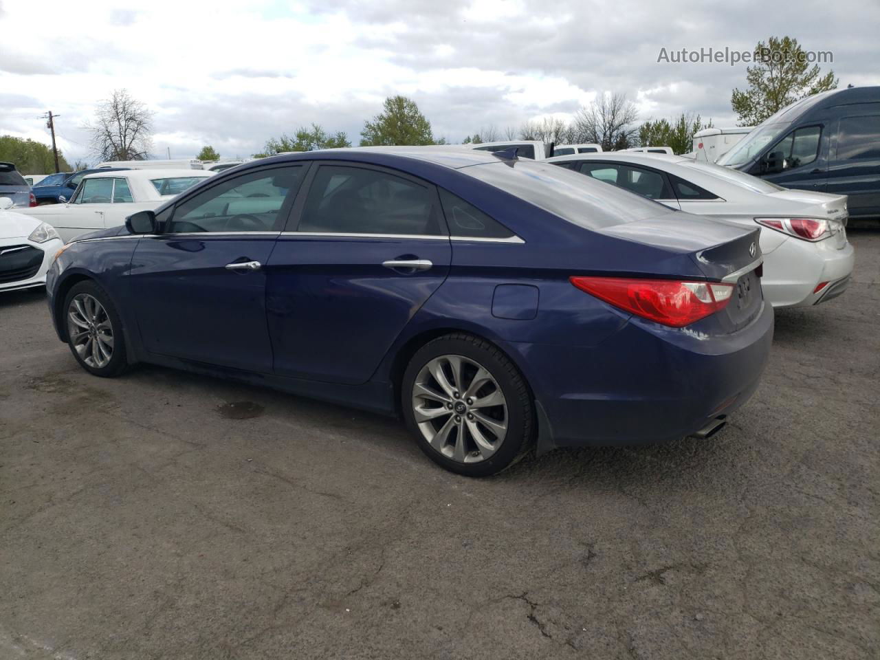 2012 Hyundai Sonata Se Синий vin: 5NPEC4ACXCH380890