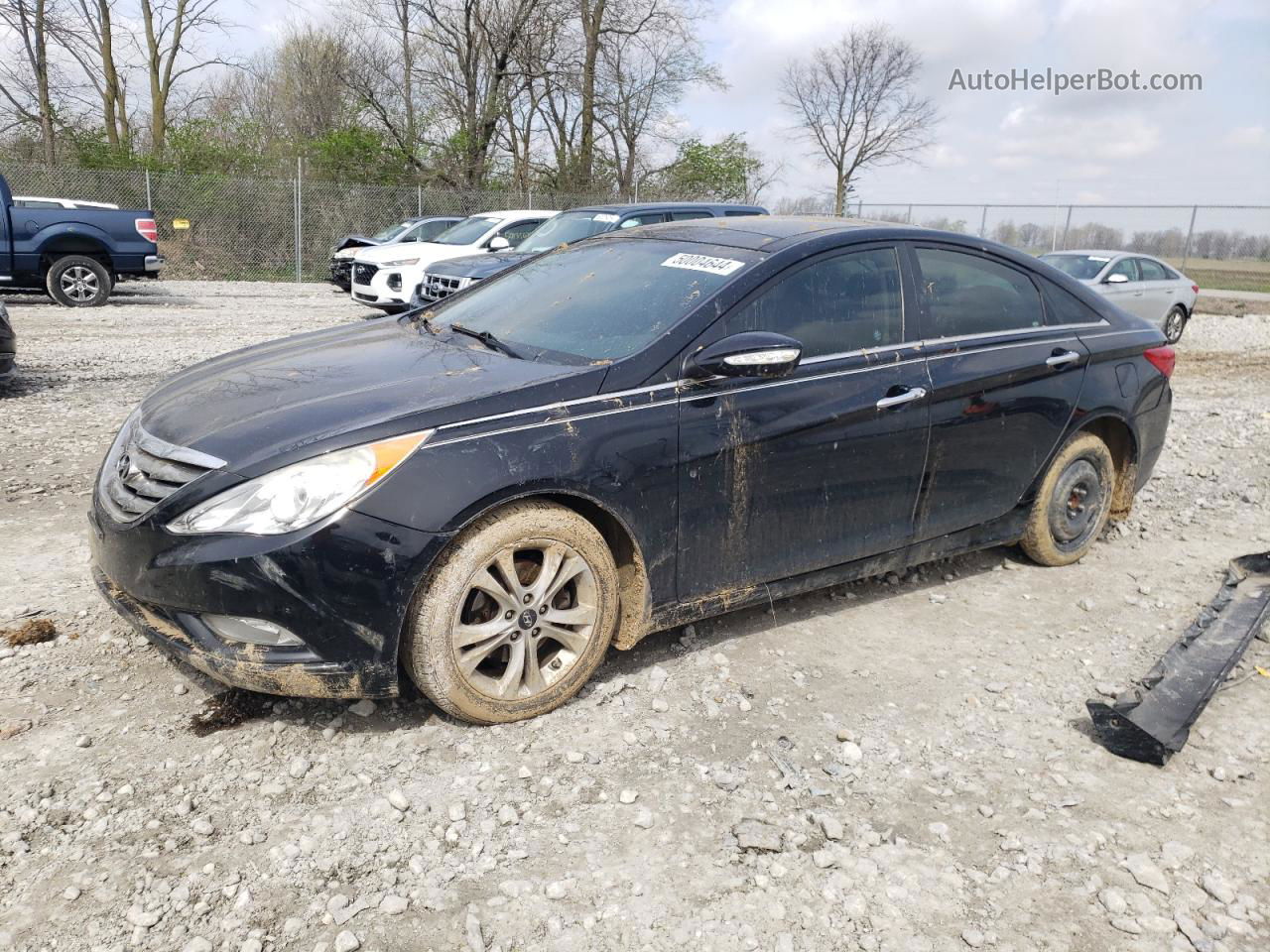 2012 Hyundai Sonata Se Black vin: 5NPEC4ACXCH452624