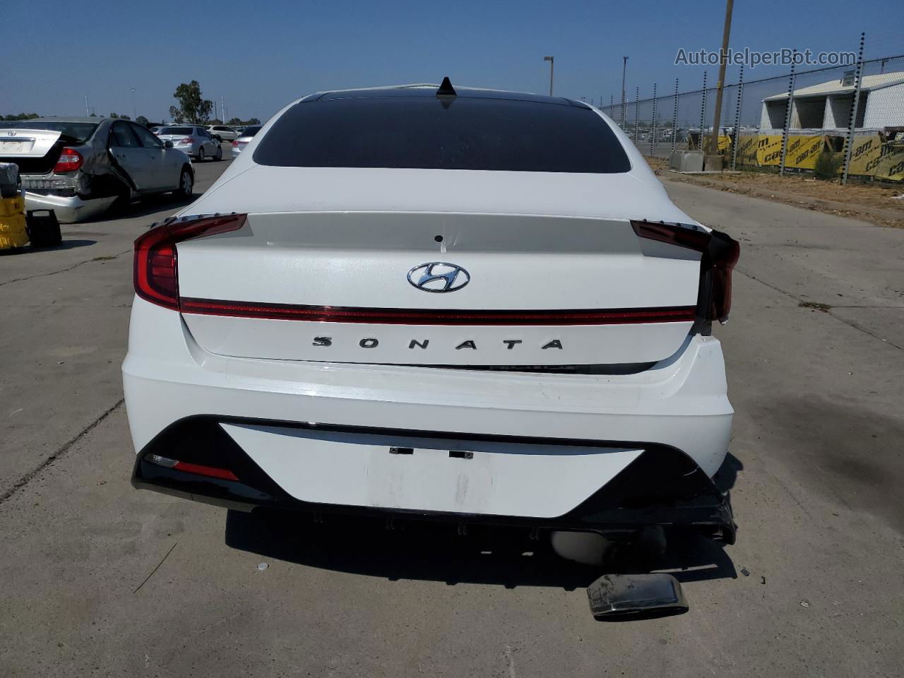 2021 Hyundai Sonata Sel Белый vin: 5NPEF4JA0MH087409