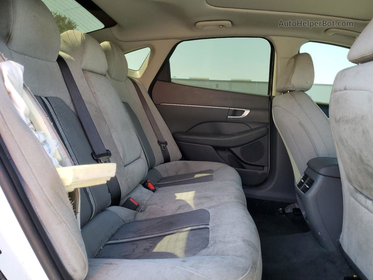 2021 Hyundai Sonata Sel Белый vin: 5NPEF4JA0MH087409