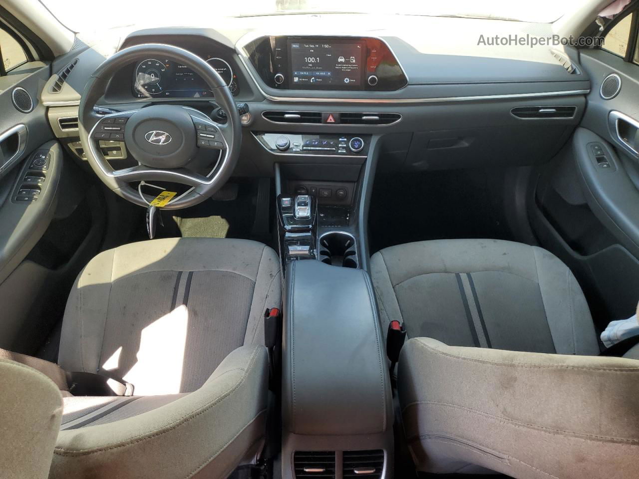 2021 Hyundai Sonata Sel Белый vin: 5NPEF4JA0MH087409