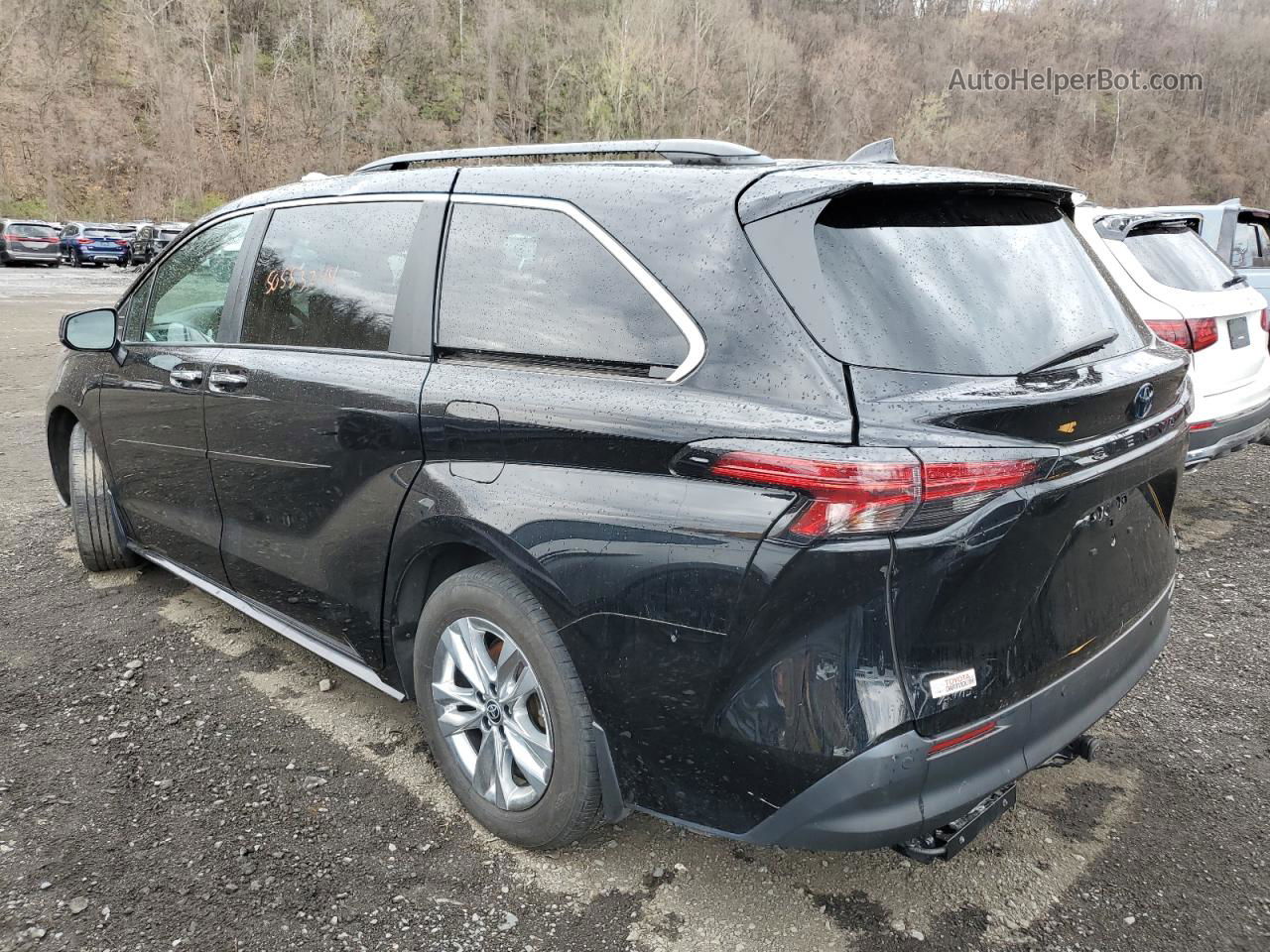 2022 Toyota Sienna Xle Черный vin: 5TDASKFC3NS049872