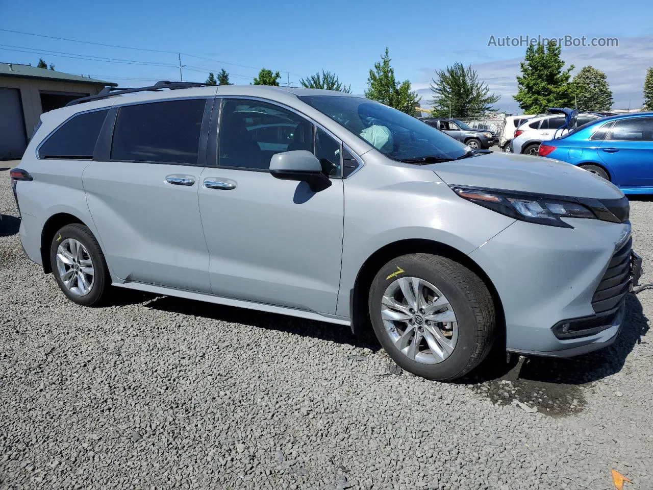 2022 Toyota Sienna Xle Gray vin: 5TDASKFC6NS050353