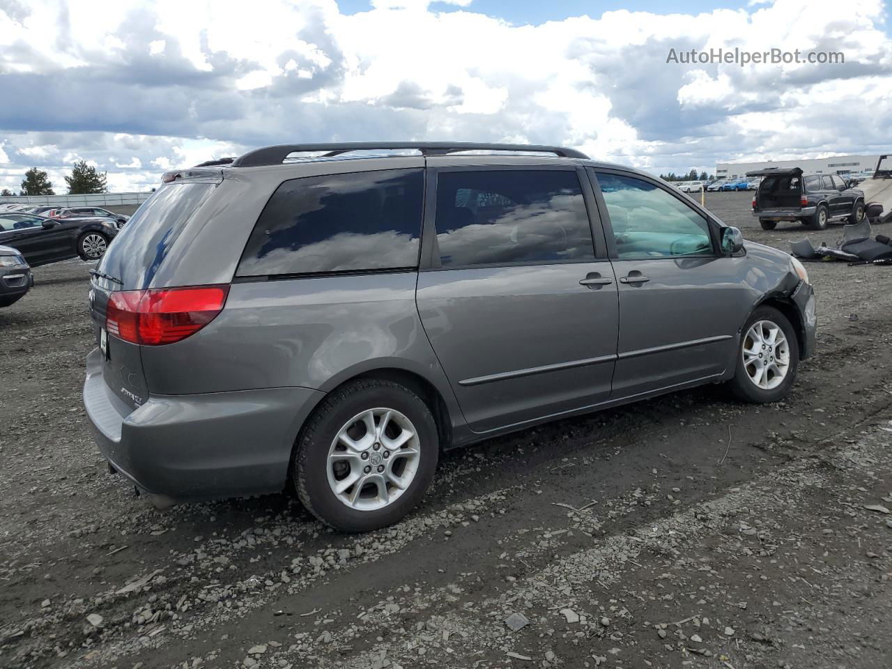 2005 Toyota Sienna Xle Серый vin: 5TDBA22C05S041094