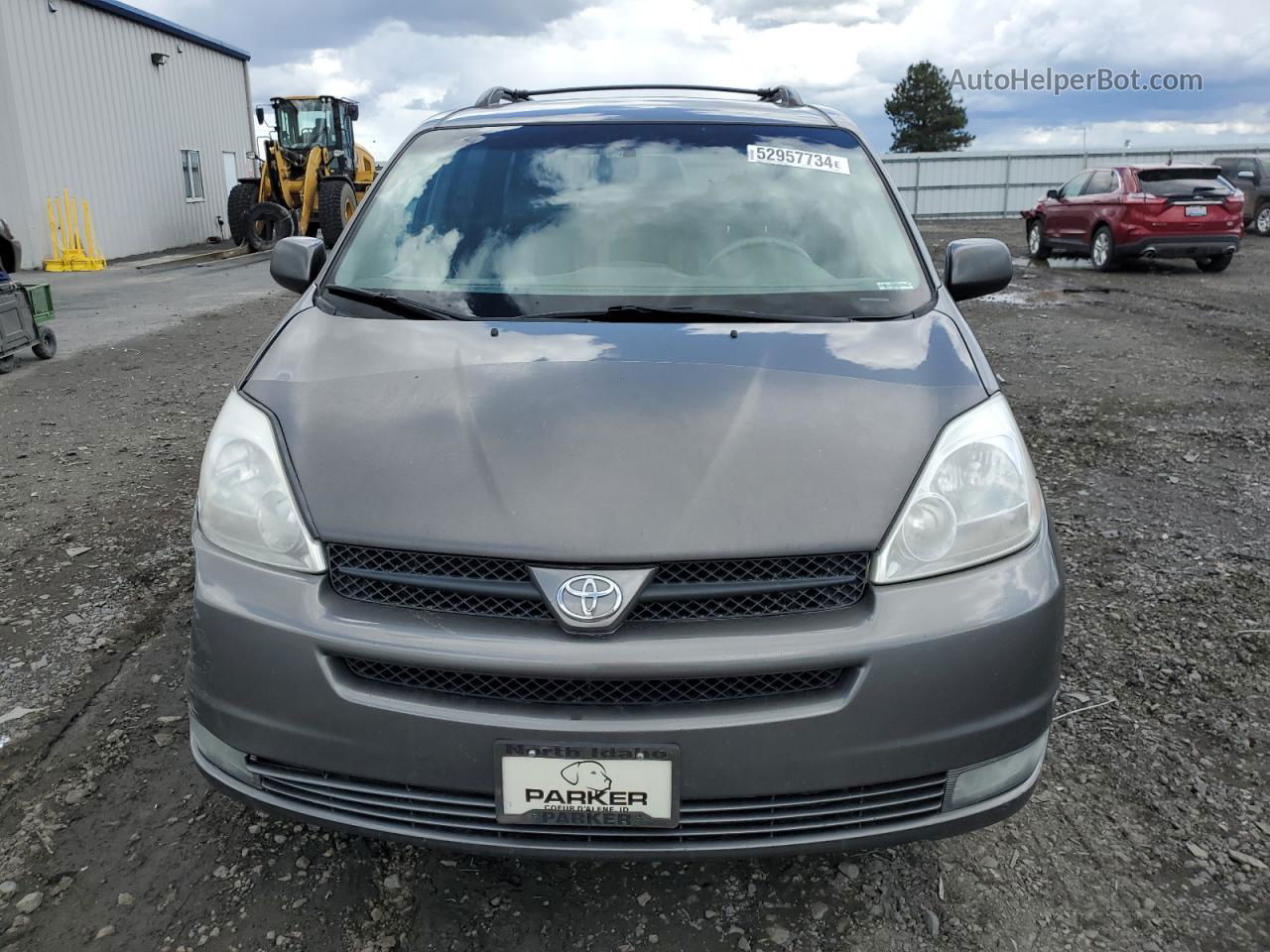 2005 Toyota Sienna Xle Серый vin: 5TDBA22C05S041094