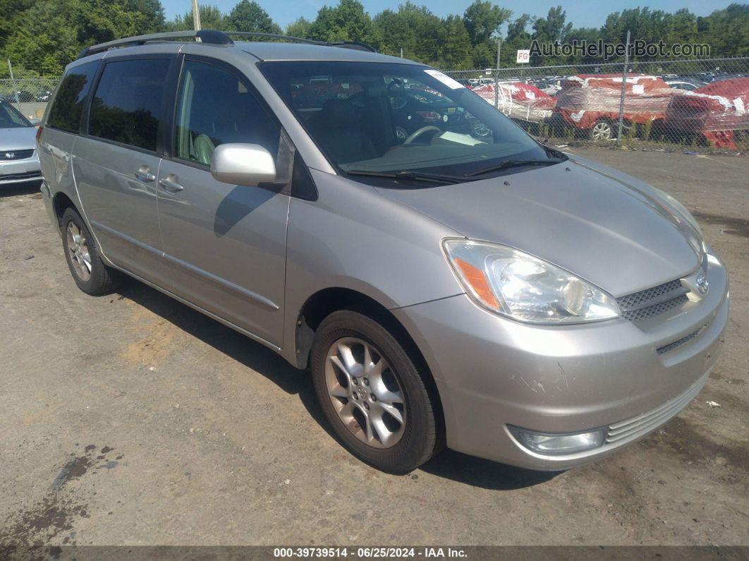 2005 Toyota Sienna Xle Gray vin: 5TDBA22C35S038142