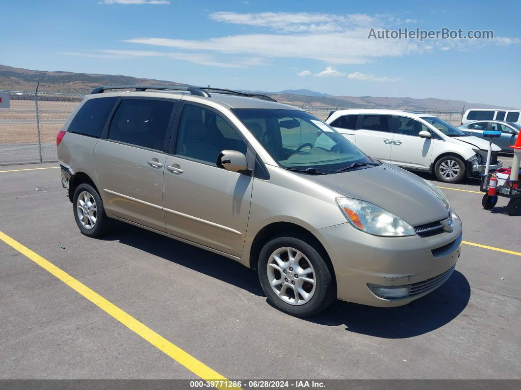 2004 Toyota Sienna Xle Gold vin: 5TDBA22C44S017394