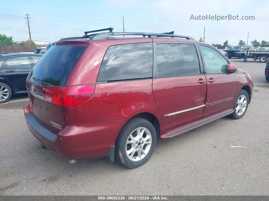 2004 Toyota Sienna Xle Limited Красный vin: 5TDBA22C54S023222