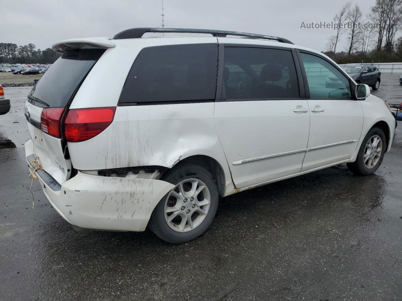 2004 Toyota Sienna Xle White vin: 5TDBA22C94S027354