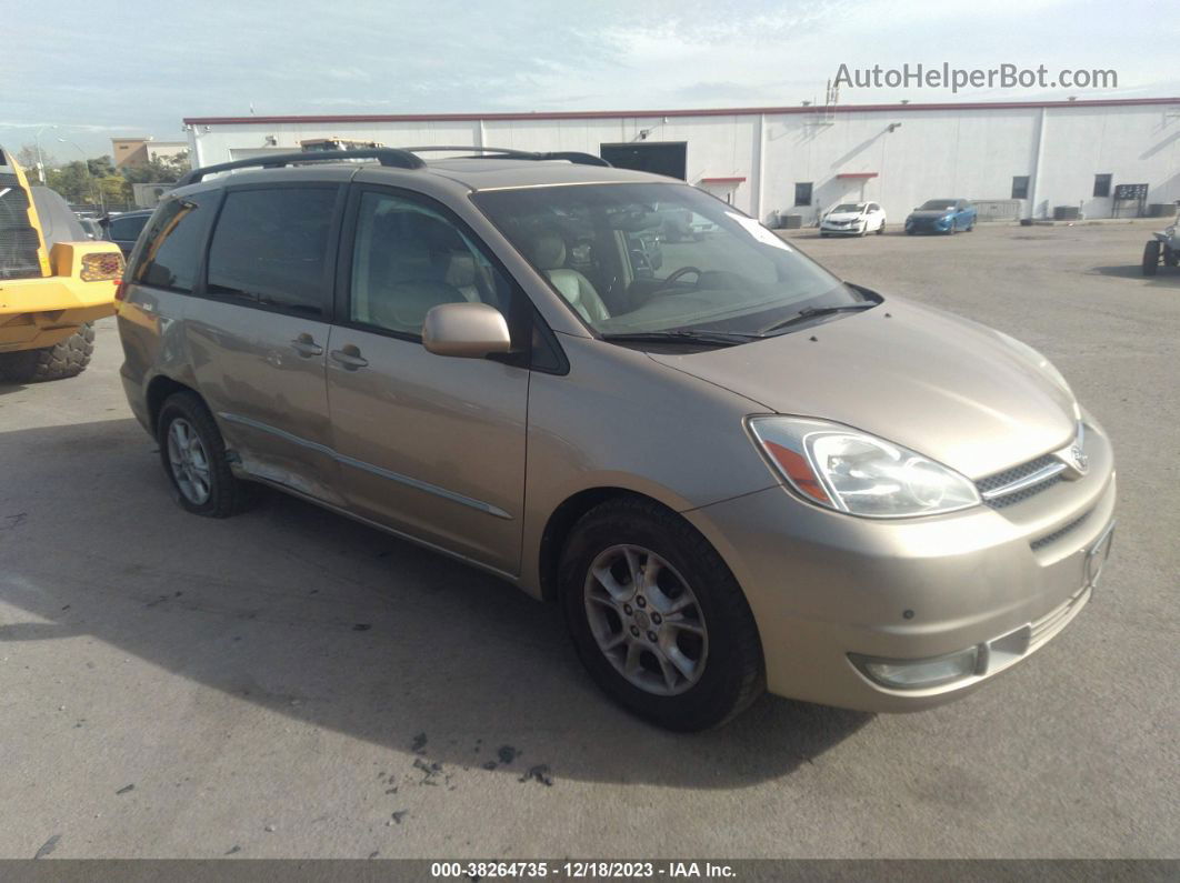 2004 Toyota Sienna Xle Limited Gold vin: 5TDBA22CX4S007663