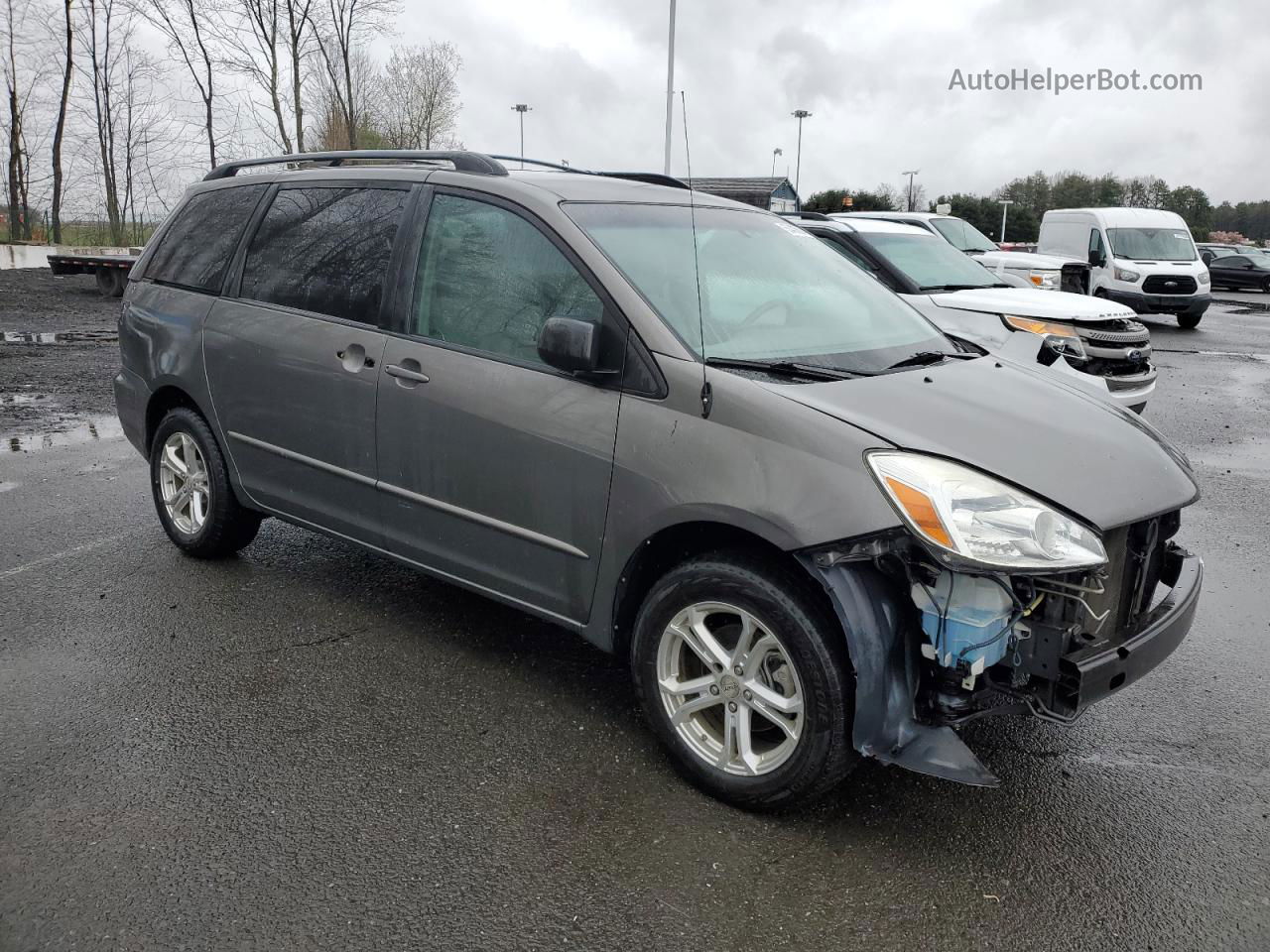 2004 Toyota Sienna Le Серый vin: 5TDBA23C54S021436