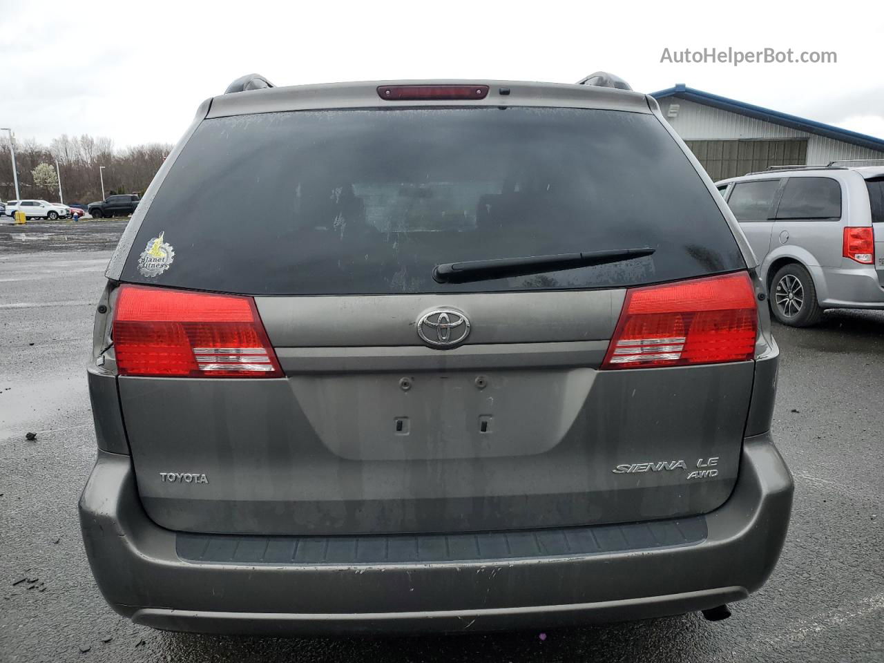 2004 Toyota Sienna Le Серый vin: 5TDBA23C54S021436