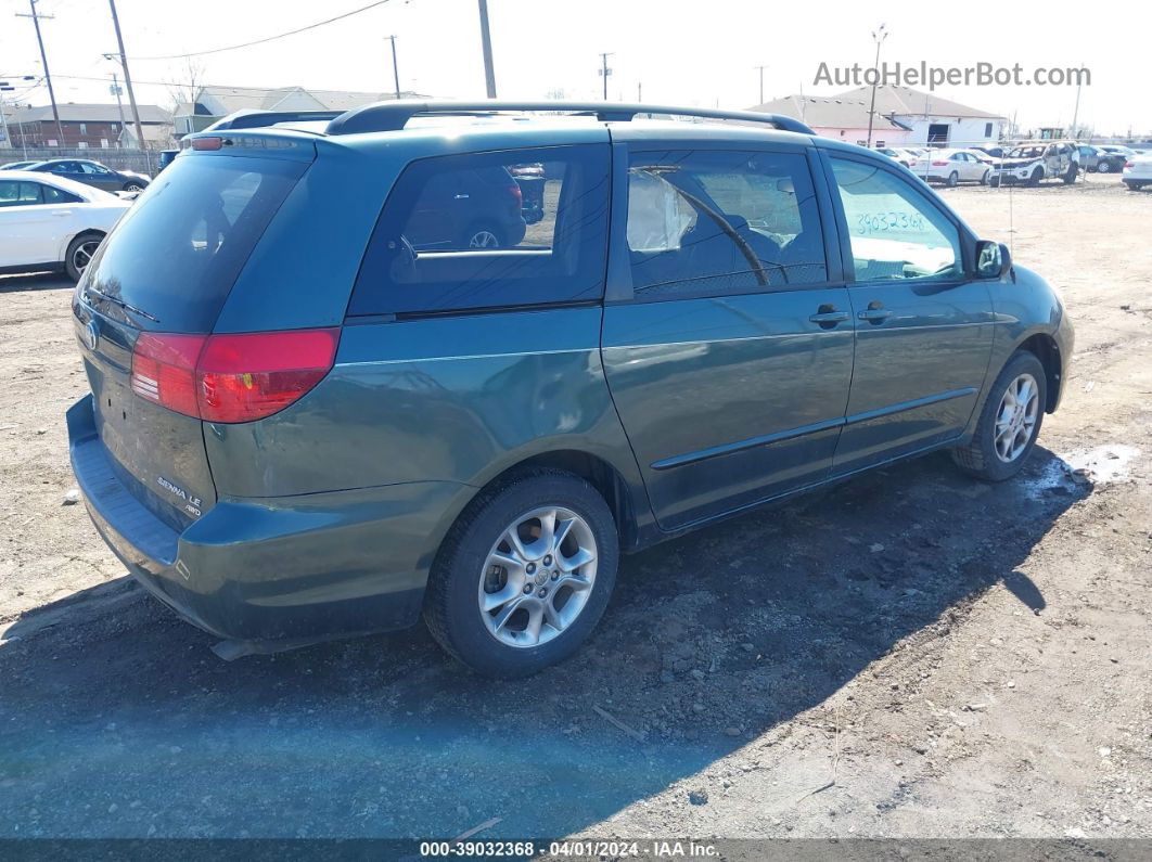 2005 Toyota Sienna Le Зеленый vin: 5TDBA23C95S039021