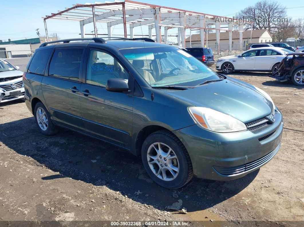 2005 Toyota Sienna Le Зеленый vin: 5TDBA23C95S039021