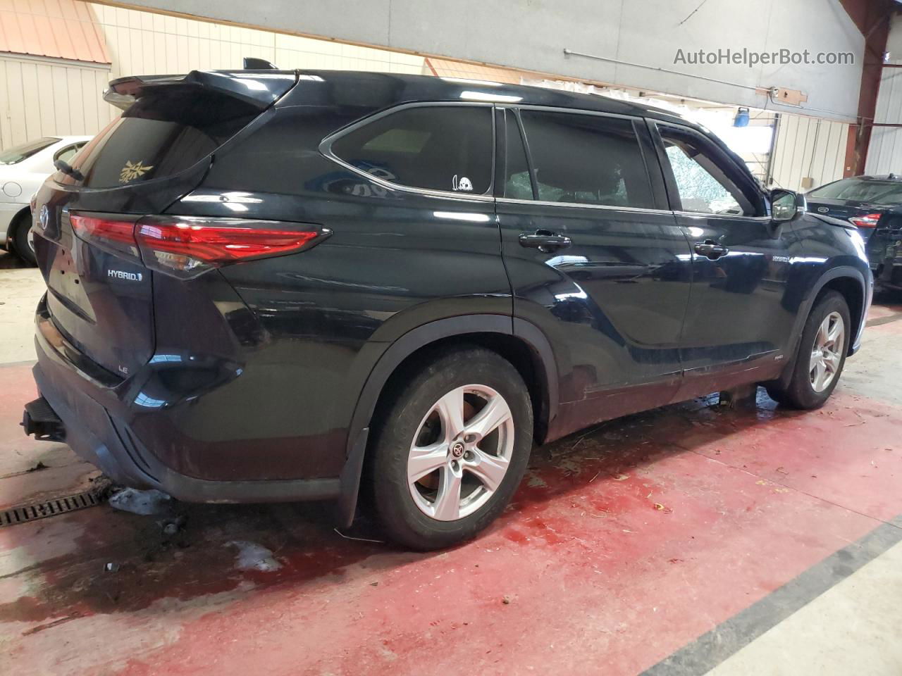 2021 Toyota Highlander Hybrid Le Black vin: 5TDBBRCH9MS524050