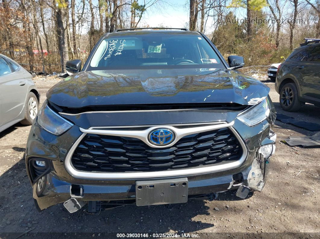 2021 Toyota Highlander Hybrid Le Black vin: 5TDBBRCHXMS515034