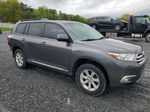 2011 Toyota Highlander Base Gray vin: 5TDBK3EH0BS041828