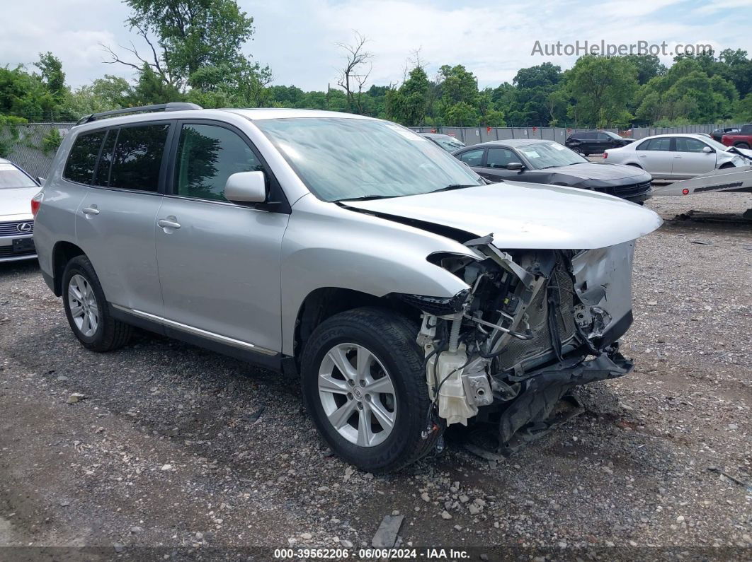 2011 Toyota Highlander Se V6 Silver vin: 5TDBK3EH0BS045118