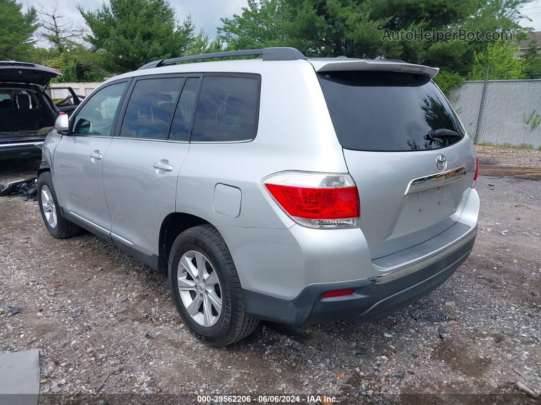 2011 Toyota Highlander Se V6 Silver vin: 5TDBK3EH0BS045118