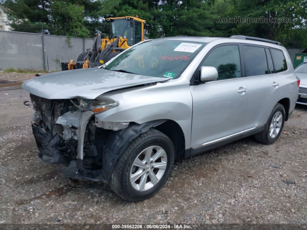 2011 Toyota Highlander Se V6 Silver vin: 5TDBK3EH0BS045118