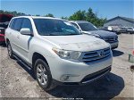 2011 Toyota Highlander Se V6 White vin: 5TDBK3EH2BS071672