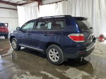 2011 Toyota Highlander Base Blue vin: 5TDBK3EH3BS077237