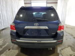 2011 Toyota Highlander Base Blue vin: 5TDBK3EH3BS077237