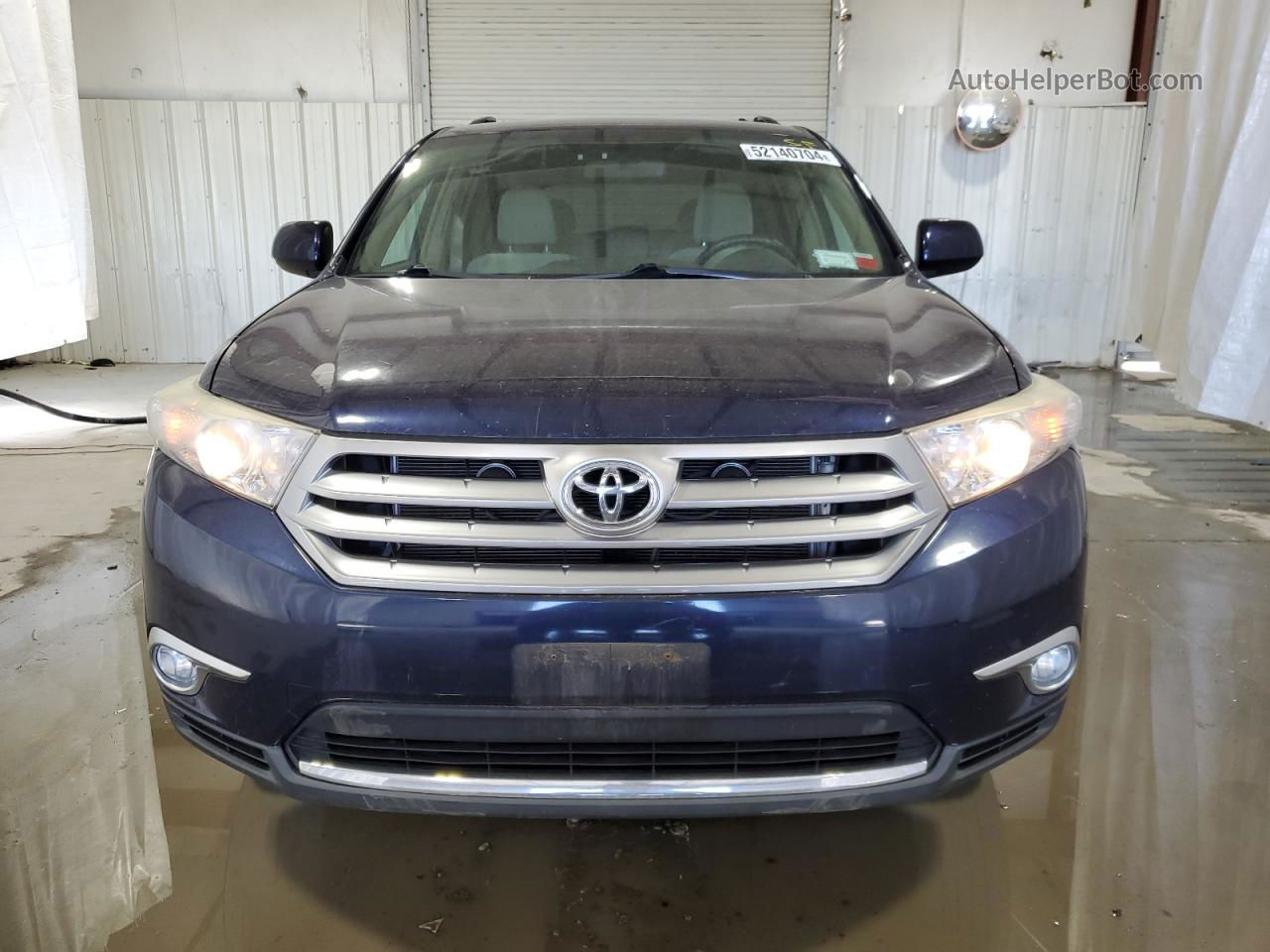 2011 Toyota Highlander Base Blue vin: 5TDBK3EH3BS077237