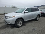 2011 Toyota Highlander Base Silver vin: 5TDBK3EH6BS087535