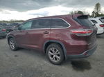 2016 Toyota Highlander Le Бордовый vin: 5TDBKRFH1GS247426