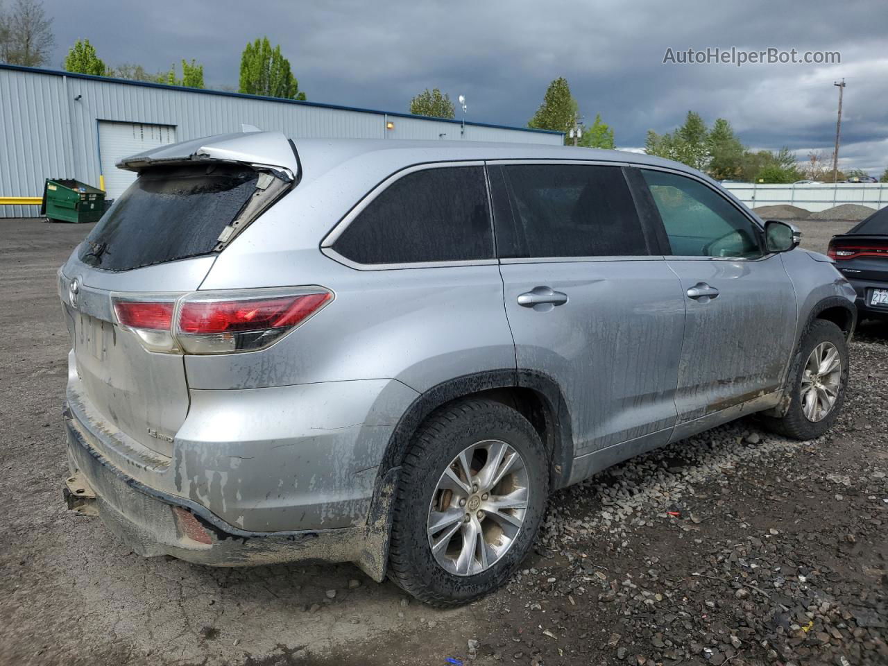 2016 Toyota Highlander Le Silver vin: 5TDBKRFH2GS351990