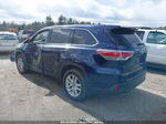 2016 Toyota Highlander Le V6 Blue vin: 5TDBKRFH4GS266987