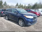 2016 Toyota Highlander Le V6 Blue vin: 5TDBKRFH4GS266987