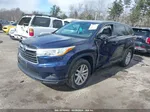 2016 Toyota Highlander Le V6 Blue vin: 5TDBKRFH4GS266987