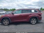 2016 Toyota Highlander Le Plus V6 Темно-бордовый vin: 5TDBKRFH5GS262317