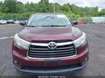 2016 Toyota Highlander Le Plus V6 Темно-бордовый vin: 5TDBKRFH5GS262317