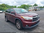 2016 Toyota Highlander Le Plus V6 Темно-бордовый vin: 5TDBKRFH5GS262317