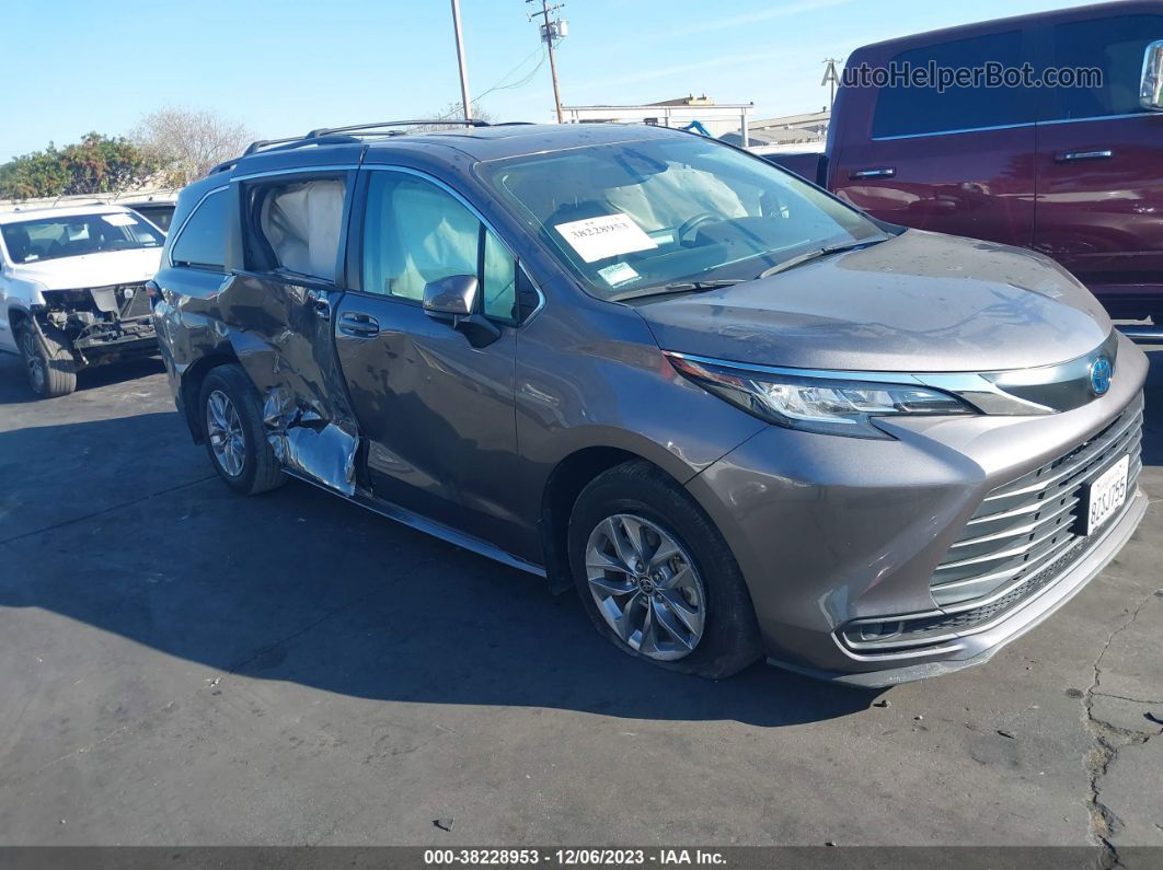 2022 Toyota Sienna Le Gray vin: 5TDBRKEC1NS098828