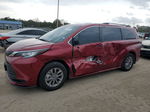 2022 Toyota Sienna Le Burgundy vin: 5TDBRKEC3NS130792