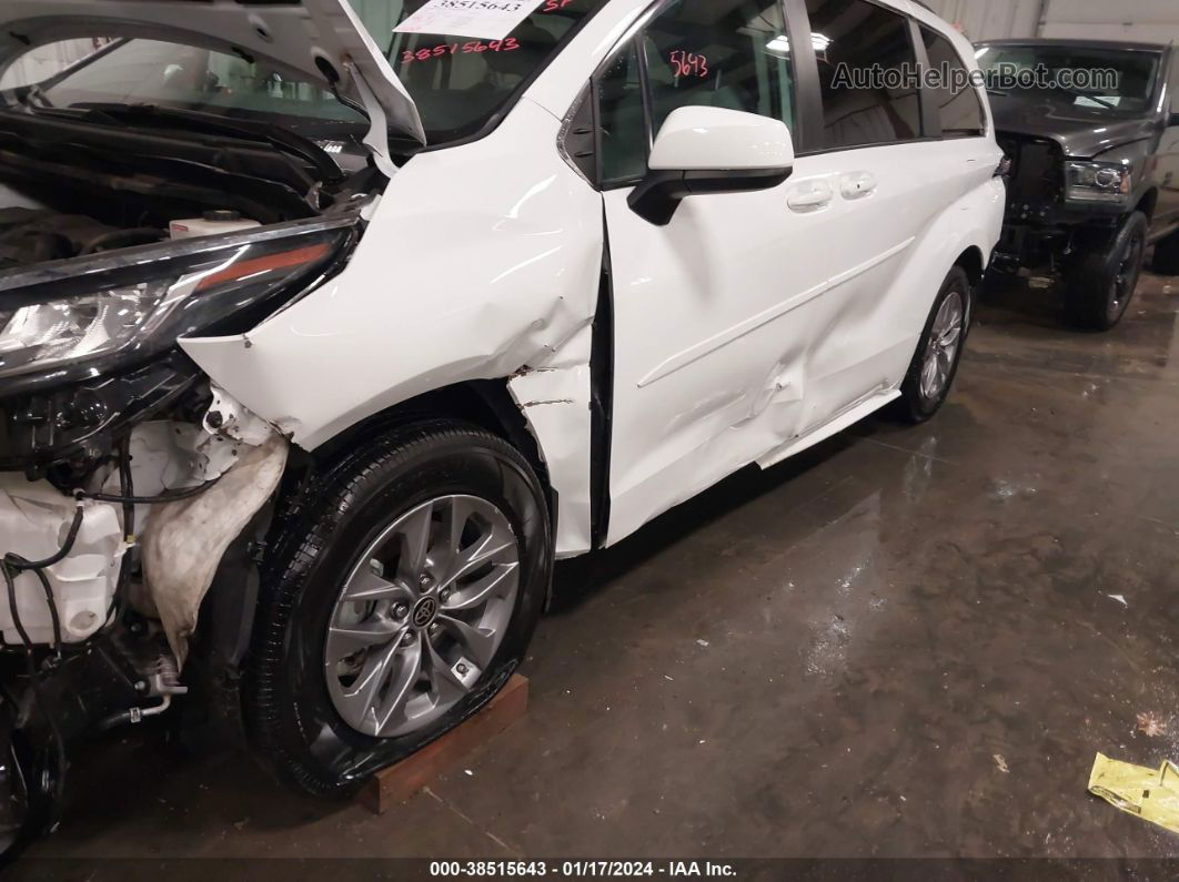 2022 Toyota Sienna Le White vin: 5TDBRKEC4NS084583