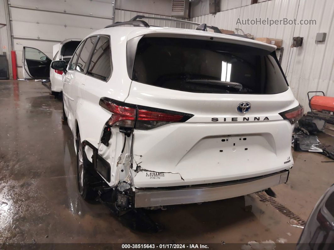 2022 Toyota Sienna Le Белый vin: 5TDBRKEC4NS084583