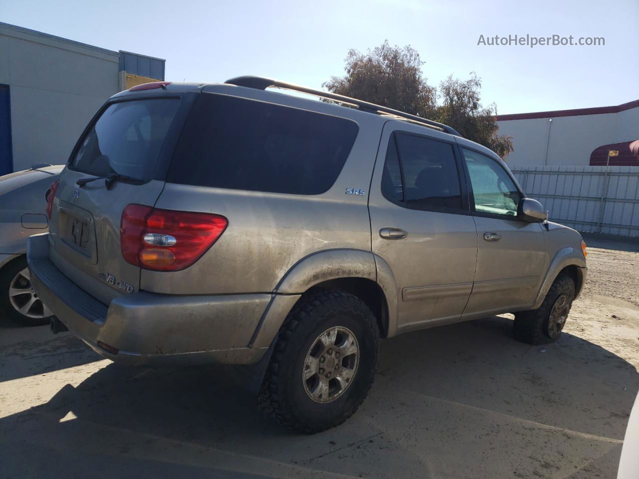 2002 Toyota Sequoia Sr5 Золотой vin: 5TDBT44A12S073582